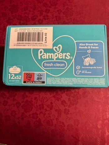 Lingettes Pampers Fresh Clean