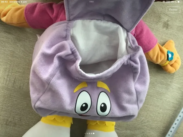 Très grande peluche dora - photo numéro 5