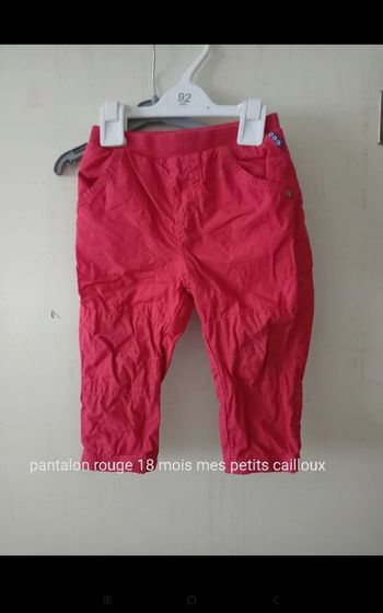 Pantalon rouge