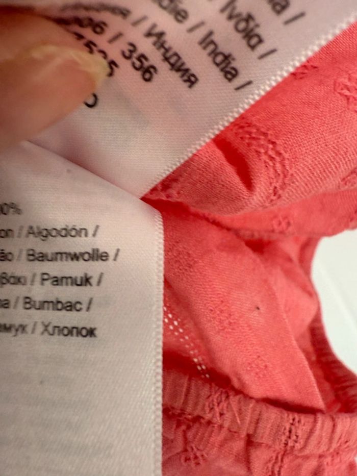 Débardeur top Bonobo corail en S - photo numéro 5