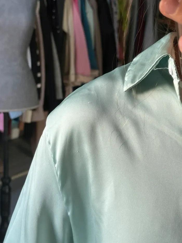 chemise satin shein - photo numéro 5