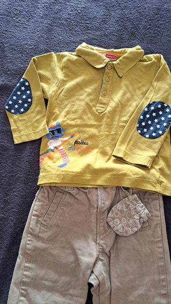 Ensemble pantalon polo 18 mois