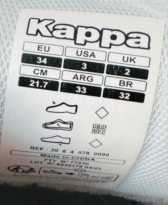 🌼basket à scratch kappa pointure 34🌼 - photo numéro 5