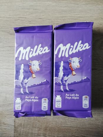 Tablettes Milka lait