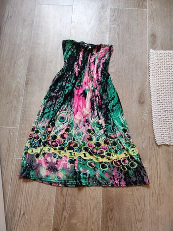 robe bustier fleurie