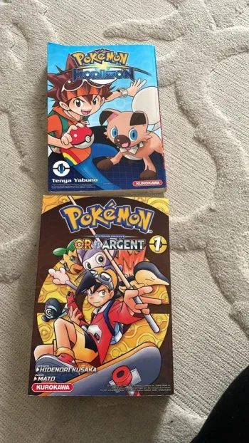 Lot de 2 mangas Pokémon - État impeccable !