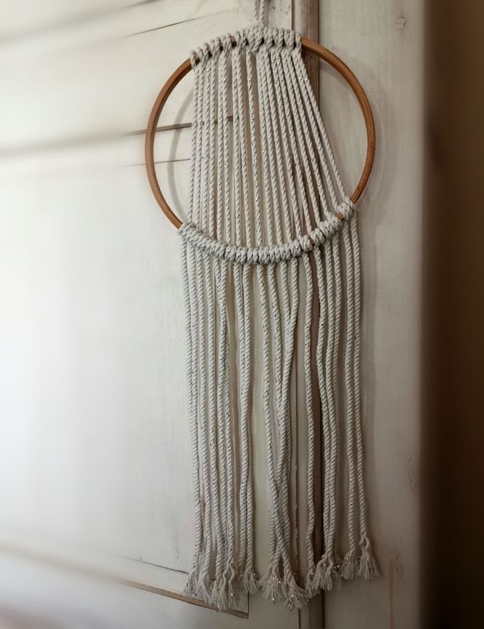 Macramé 3 modèles Tapisserie murale Bohémien - photo numéro 5