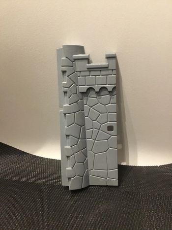 Playmobil mur gauche château 6697 moyen âge pièces détachées