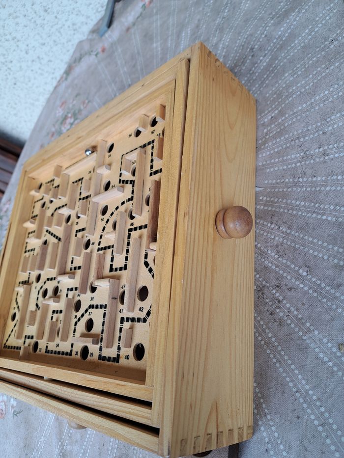 Jeu de labyrinthe en bois - photo numéro 5