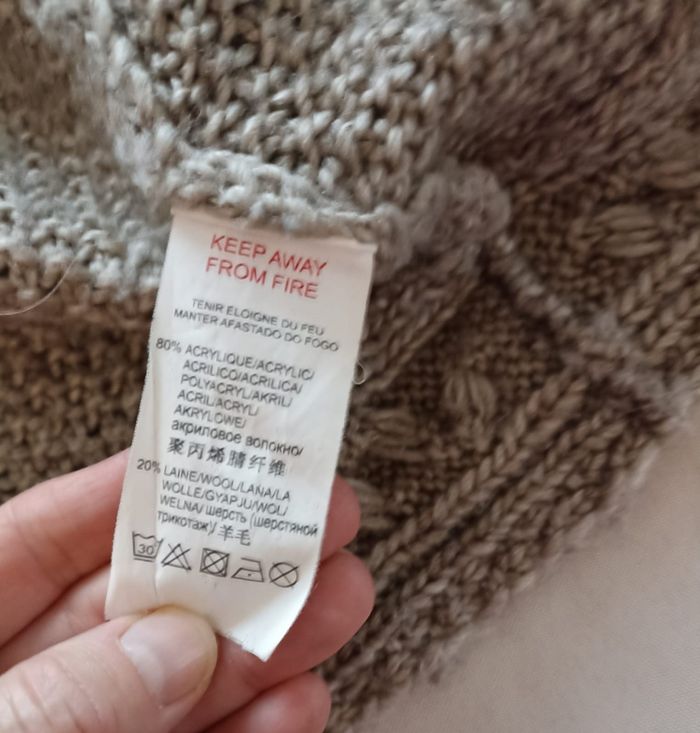 Gilet Long & Doux K.Woman - Maille Beige - photo numéro 7