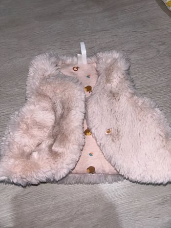 Gilet sans manche bébé fille