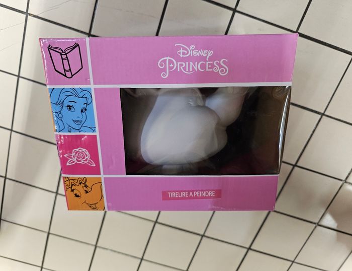 Tirelire disney princesse a peindre la belle et la bête - photo numéro 2
