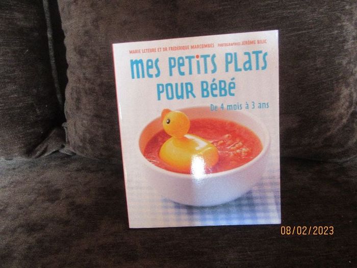 Livre mes petits plats pour bébé