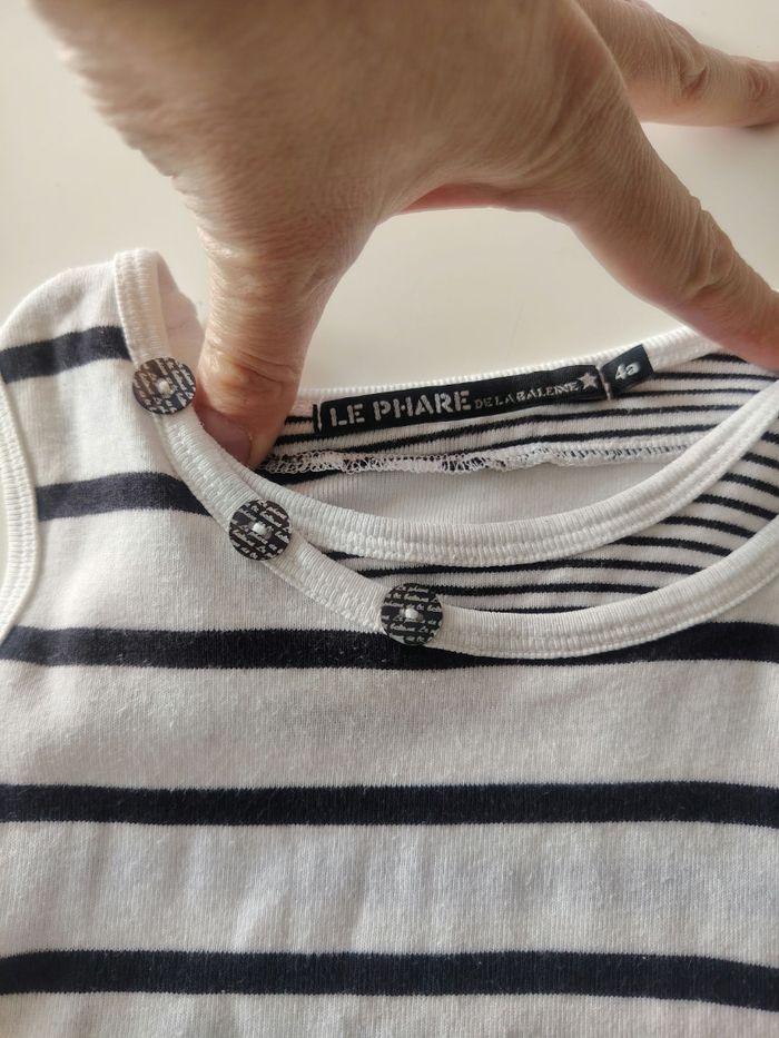 Robe marinière en coton 4 ans Le phare de la baleine 🐳 - photo numéro 3