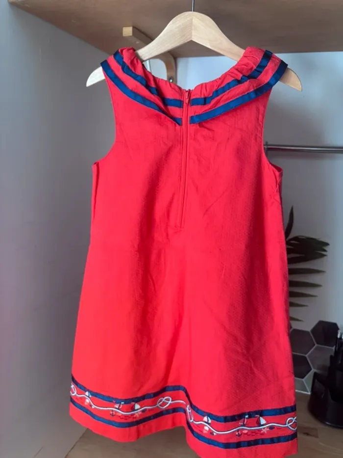 👗Robe rouge style marin • Sergent Major • 6 ans - photo numéro 6