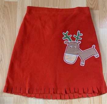 Jupe rouge DPAM 6 ans