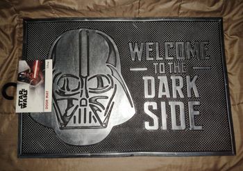 Tapis paillasson star wars dark vador Disney 
Welcome to de dark side