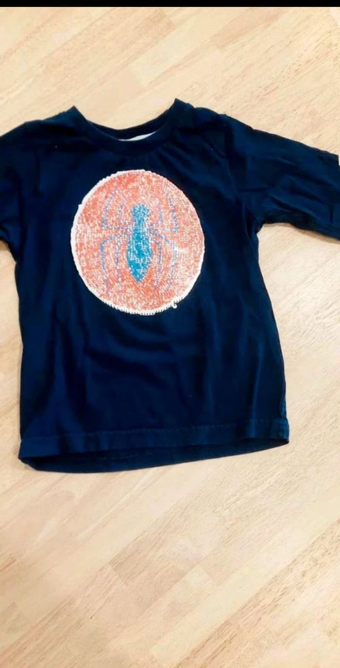 Tee-shirt manches longues Spiderman T 3ans - photo numéro 2