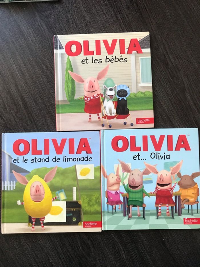 Lot 3 livres collection Olivia