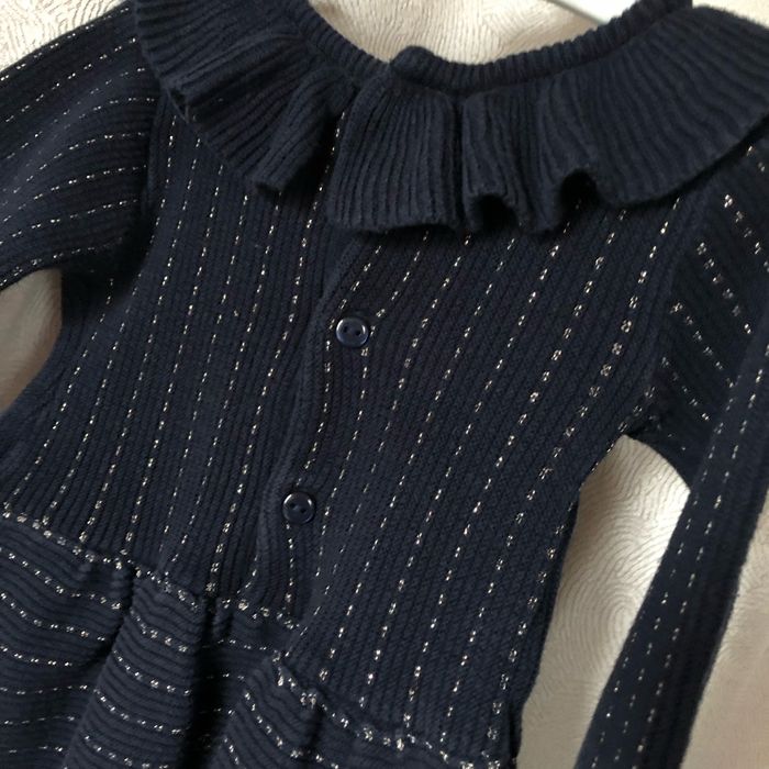Robe bleu marine Fil or 2 ans Kiabi - photo numéro 3