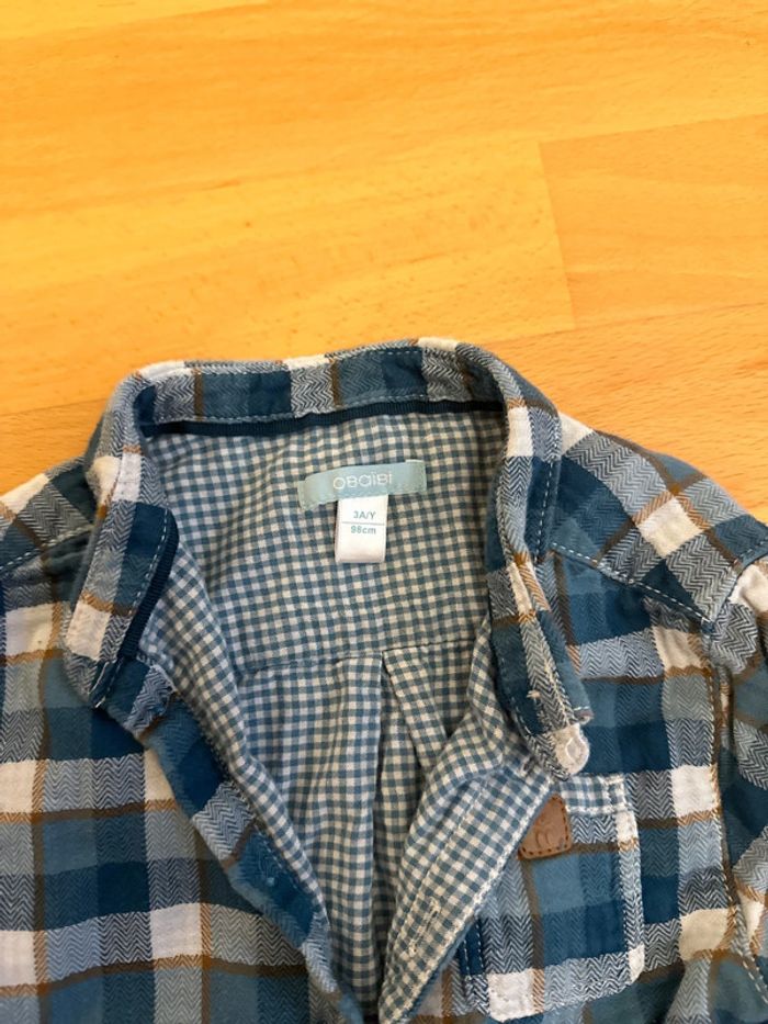 Chemise manches longues obaibi 2 ans - photo numéro 2