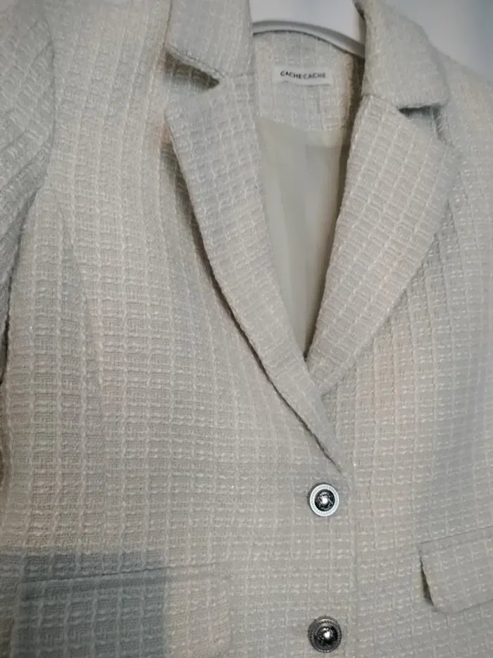 Veste blazer blanche - photo numéro 3