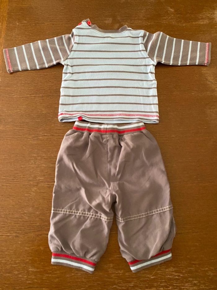 Ensemble t-shirt + pantalon ours - photo numéro 2