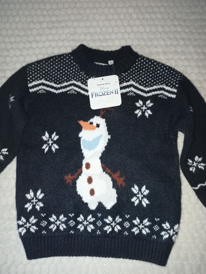 Pull olaf Disney Frozen 3 ans - photo numéro 2