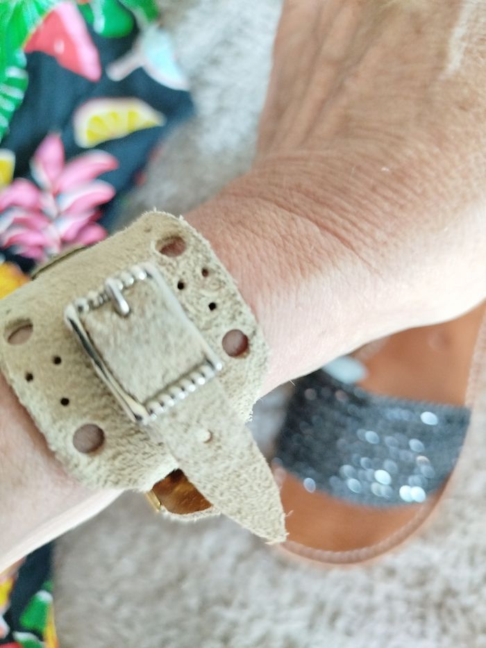 Bracelet Cuir peau BOHO - photo numéro 5
