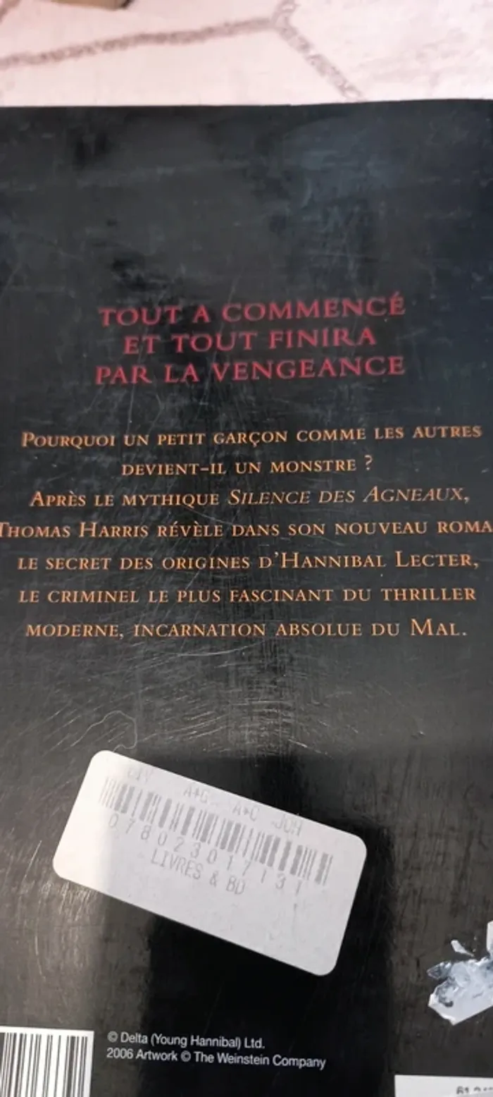 Livre Hannibal lecter - photo numéro 2