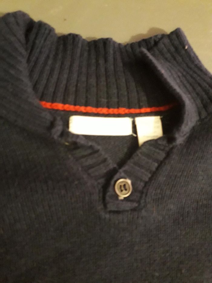 Pull bleu marine Obaibi élégant 6 mois - photo numéro 4