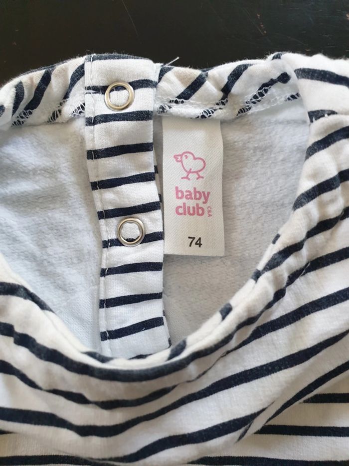 Robe rayure lapin mi-saison - photo numéro 2