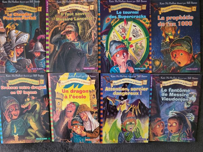 Lots de 12 livres école des massacreur  de dragons - photo numéro 3