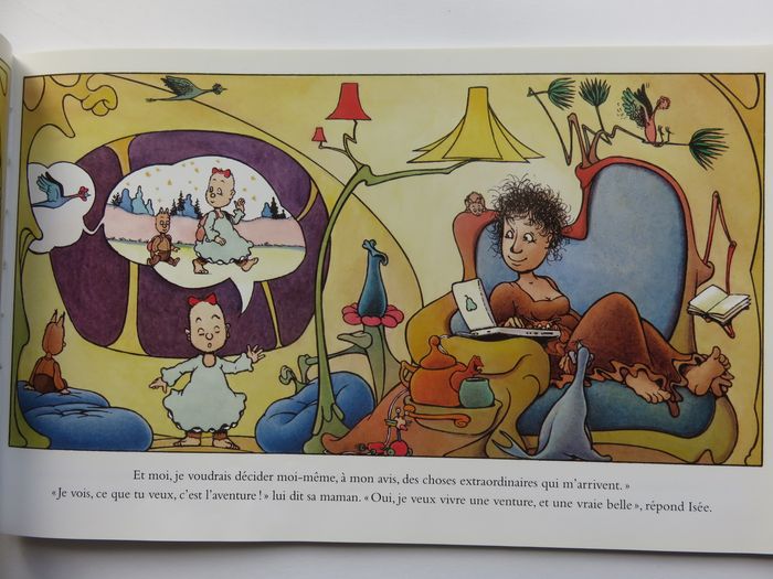 Album 3-7 ans : La venture d'Isée. L'École des Loisirs - photo numéro 4