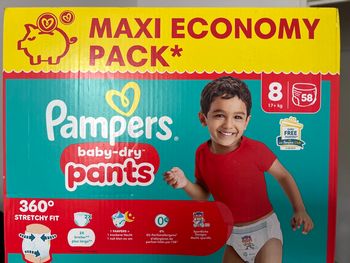 Pampers baby dry pants taille 8