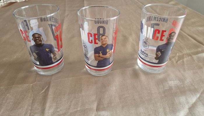 Lot de 3 verres - Equipe de France - photo numéro 2