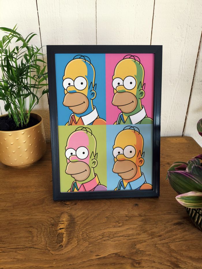 Affiche A4 pop art colorée – déco fun chambre enfant / ado
