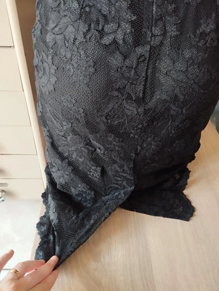 🖤Robe Dentelle Résille Fleurie T32/34 Caroll🖤 - photo numéro 9