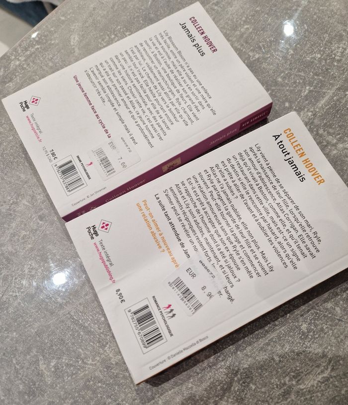 Jamais plus et À tout jamais de Colleen Hoover - photo numéro 2