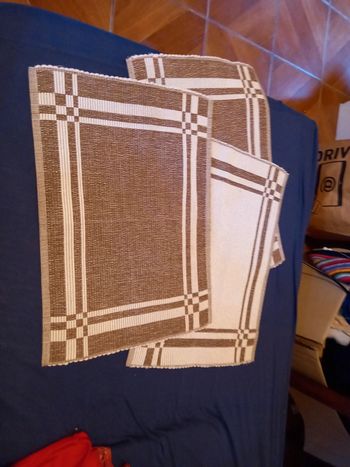 3 sets de table lavable