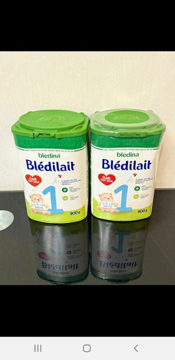 Lot 2 boit de lait 2eme age bledilait