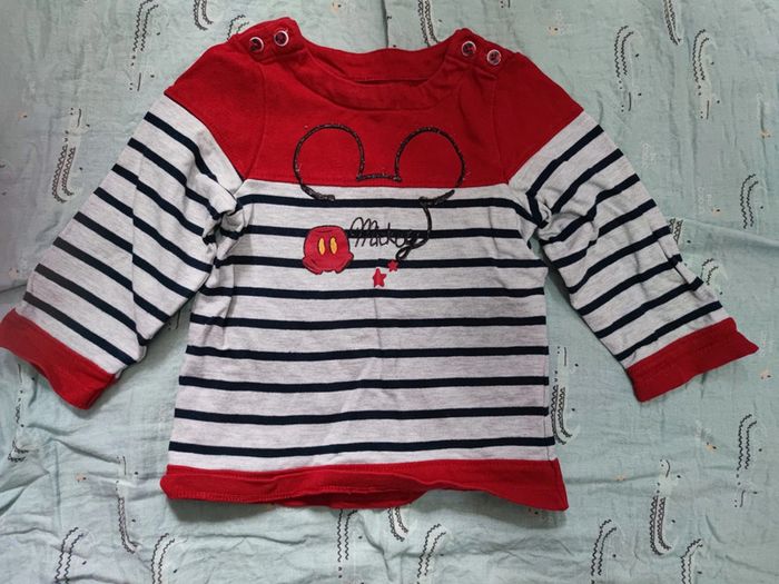 Pull marin Mickey T.18 mois