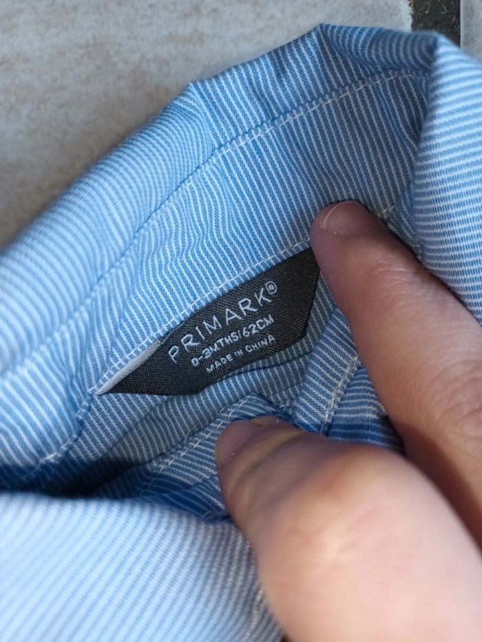 Chemise 0/3mois primark - photo numéro 4