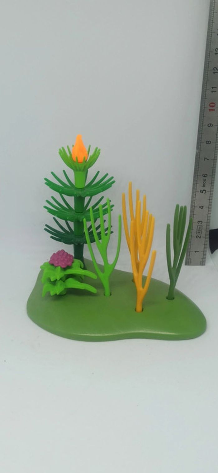 Décor paysage plantes playmobil