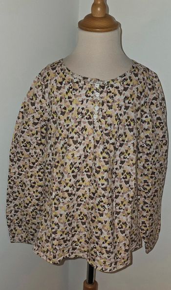 Blouse coeurs 10 ans