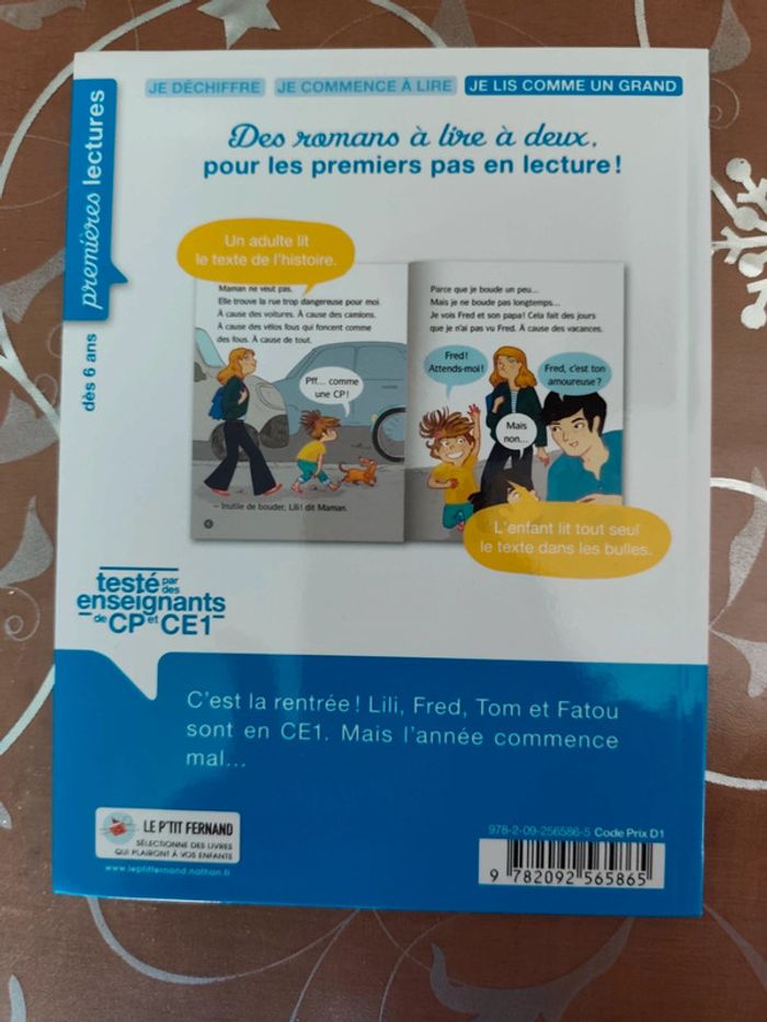 Adorable livre la bande du CE1 vive la rentrée Nathan - photo numéro 2