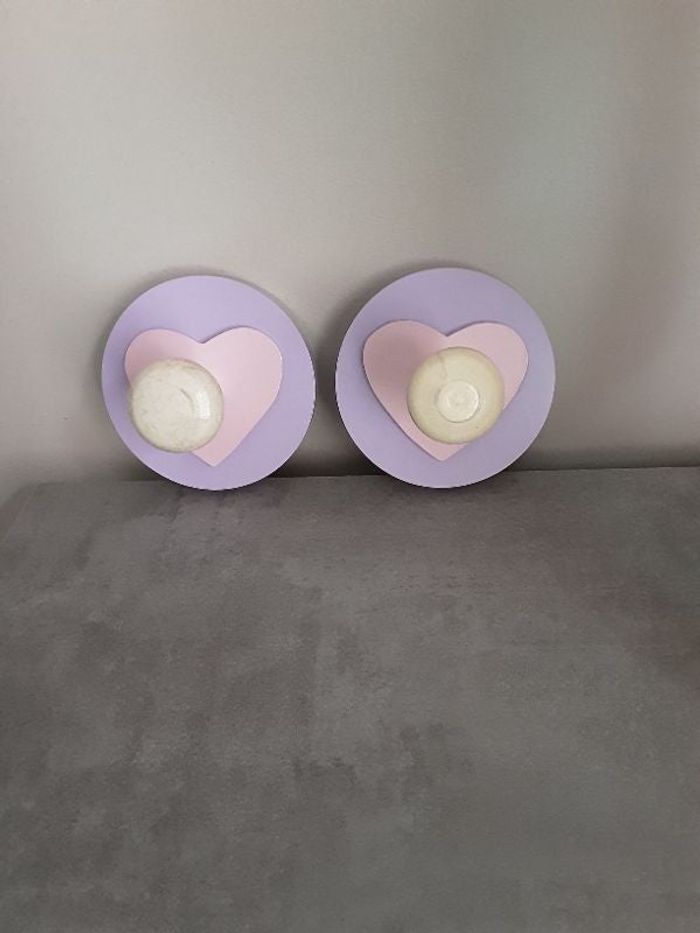 Porté manteau coeur