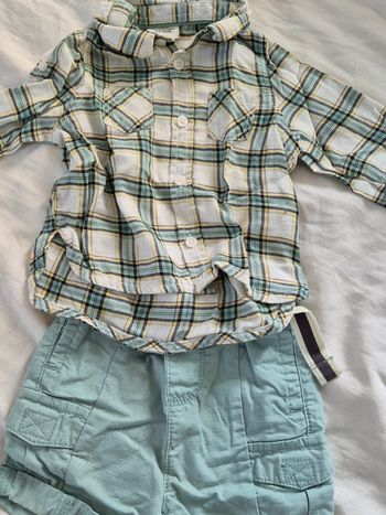 Chemise et short 6 mois TAO