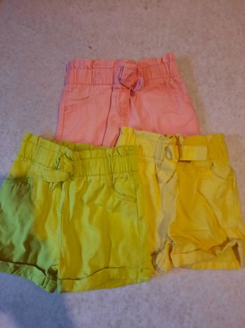 Lot 3 shorts filles