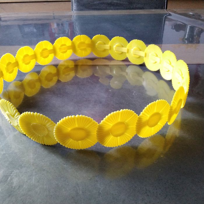 Ceinture jaune femme vintage - photo numéro 5